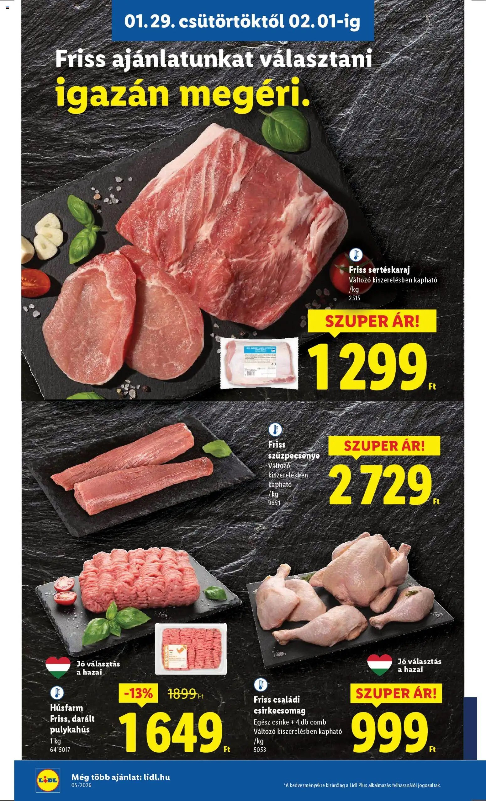 Lidl újság 2026.01.29. Akciós újság Lidl (2026-01-29 - 2026-02-04)