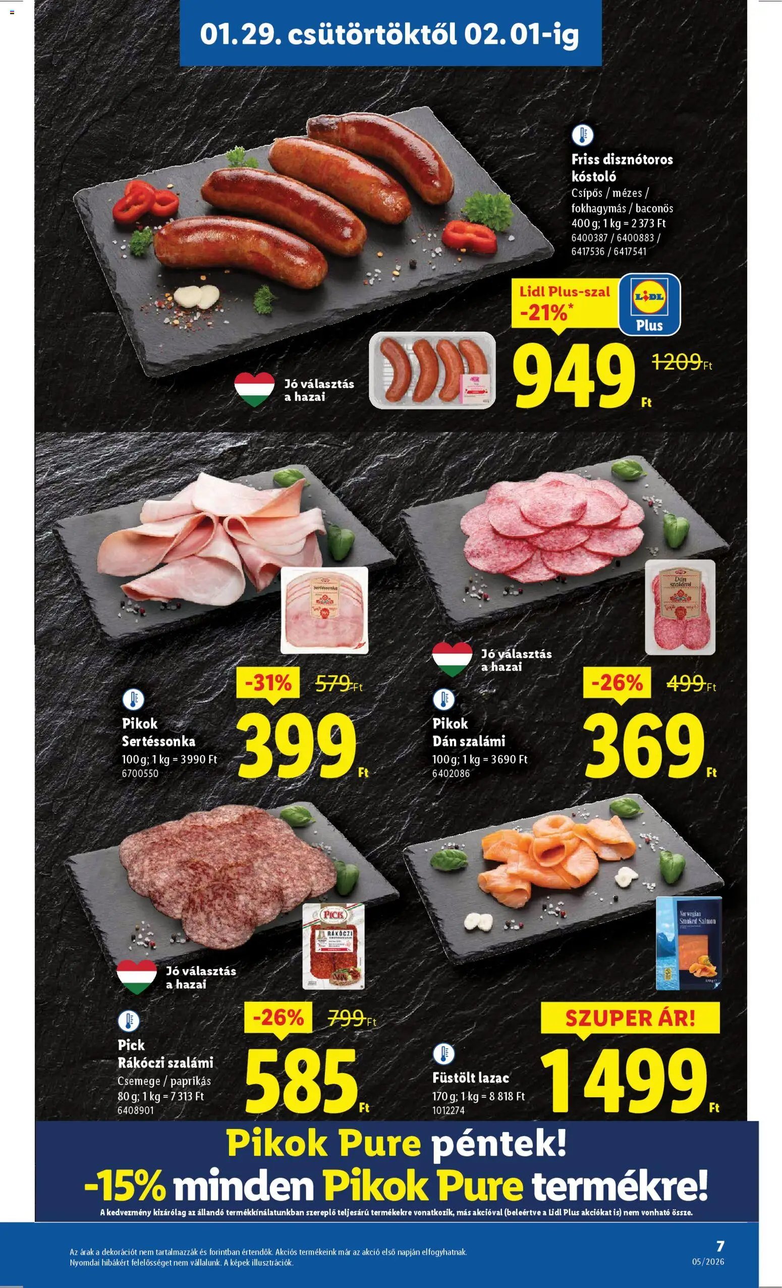 Lidl újság 2026.01.29. Akciós újság Lidl (2026-01-29 - 2026-02-04)