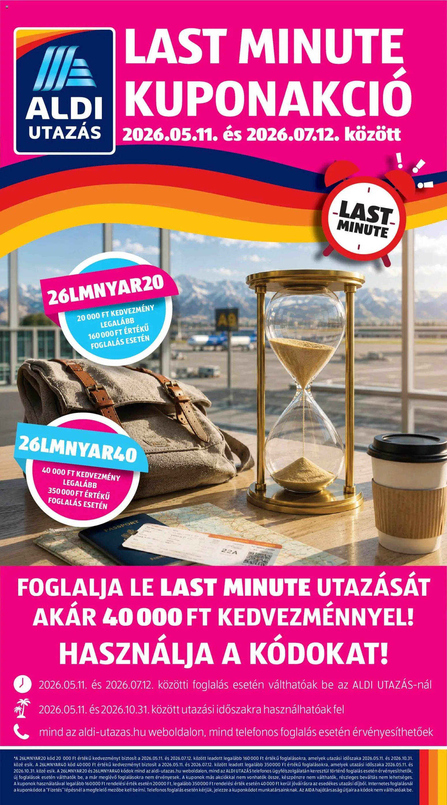 Aldi újság 2026.05.21. Aldi Utazás katalógus (2026-05-21 - 2026-05-27)