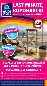 Aldi újság 2026.05.21. Aldi Utazás katalógus (2026-05-21 - 2026-05-27)