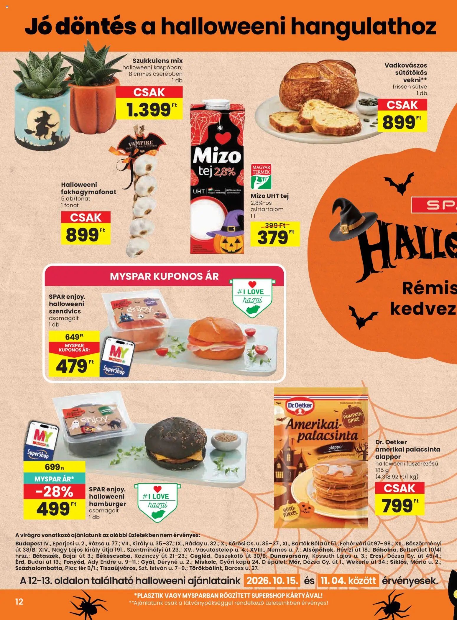 Spar akciós újság 2026.10.15. - lapozható formában szórólap ✳️