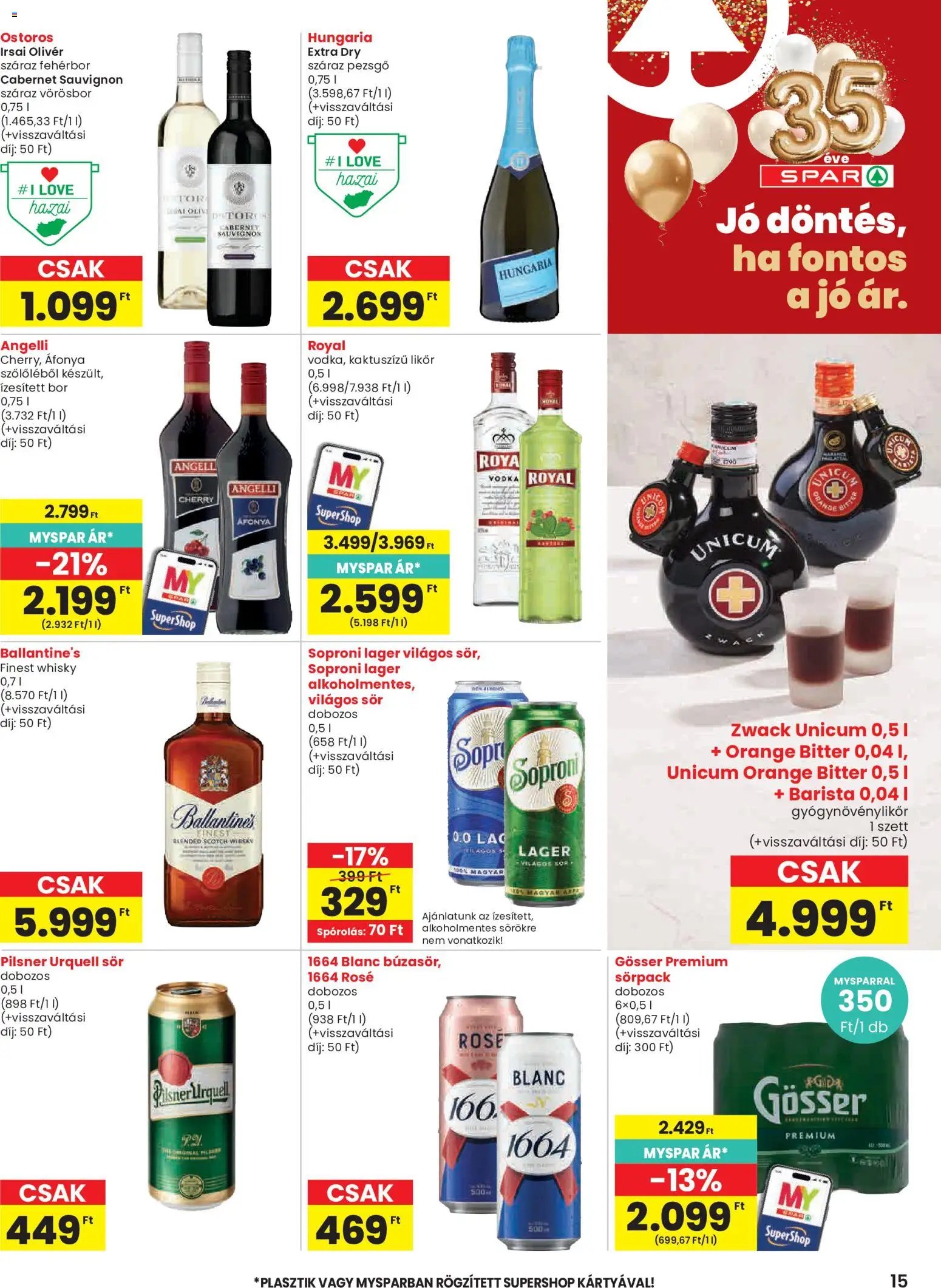 Spar akciós újság 2026.10.15. - lapozható formában szórólap ✳️