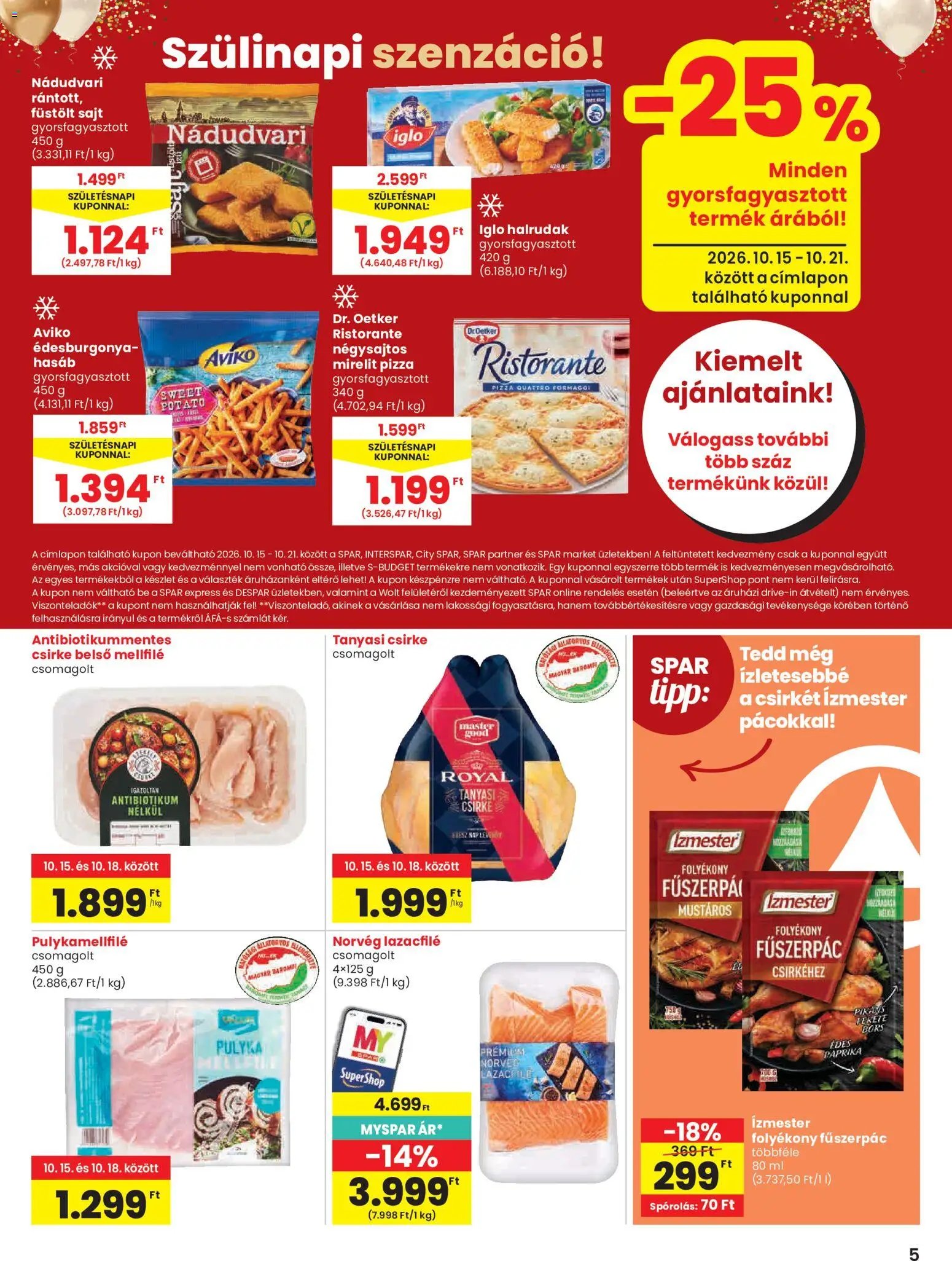 Spar akciós újság 2026.10.15. - lapozható formában szórólap ✳️