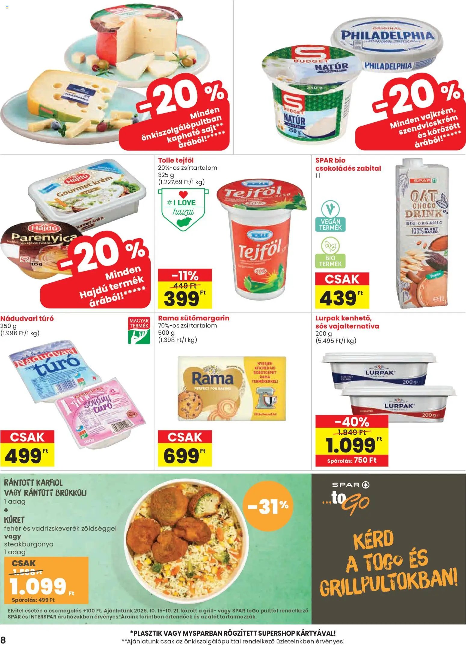 Spar akciós újság 2026.10.15. - lapozható formában szórólap ✳️