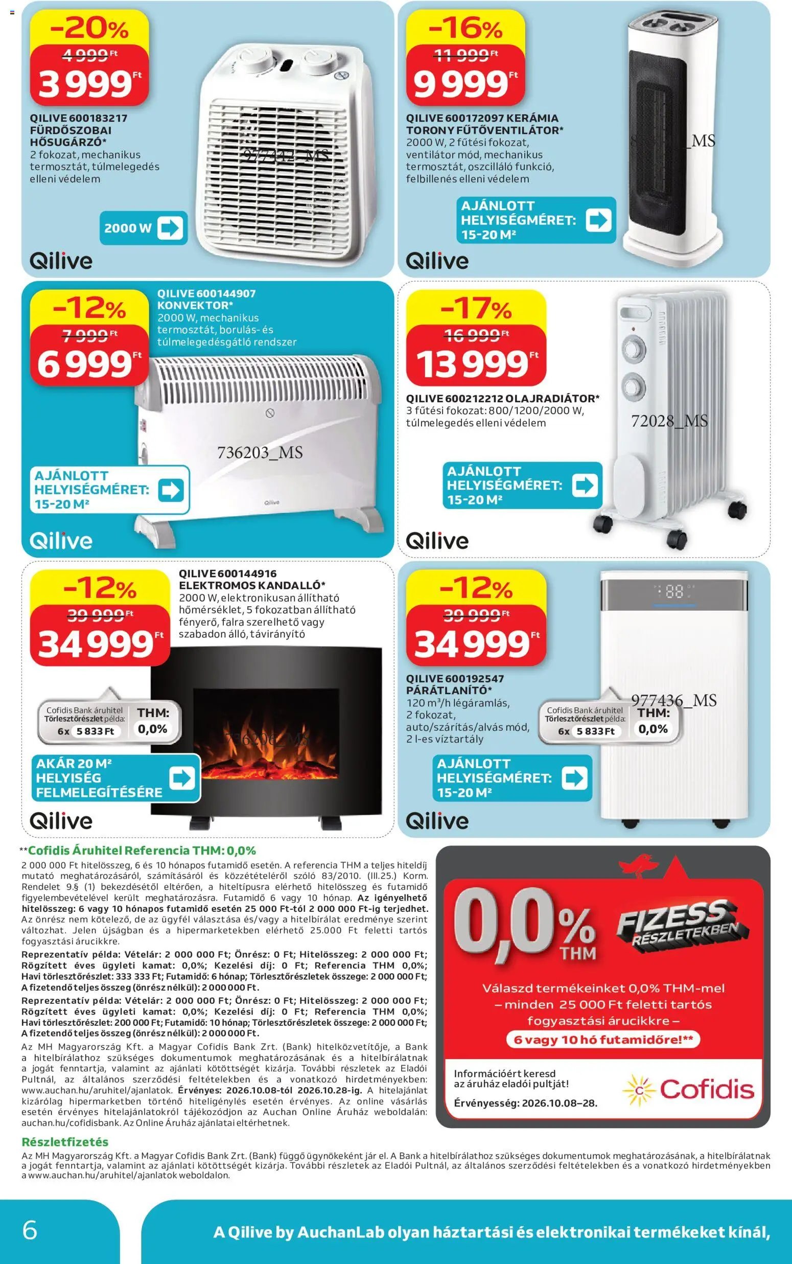 Auchan újság 2026.10.08. Auchan Qilive ajánlatok