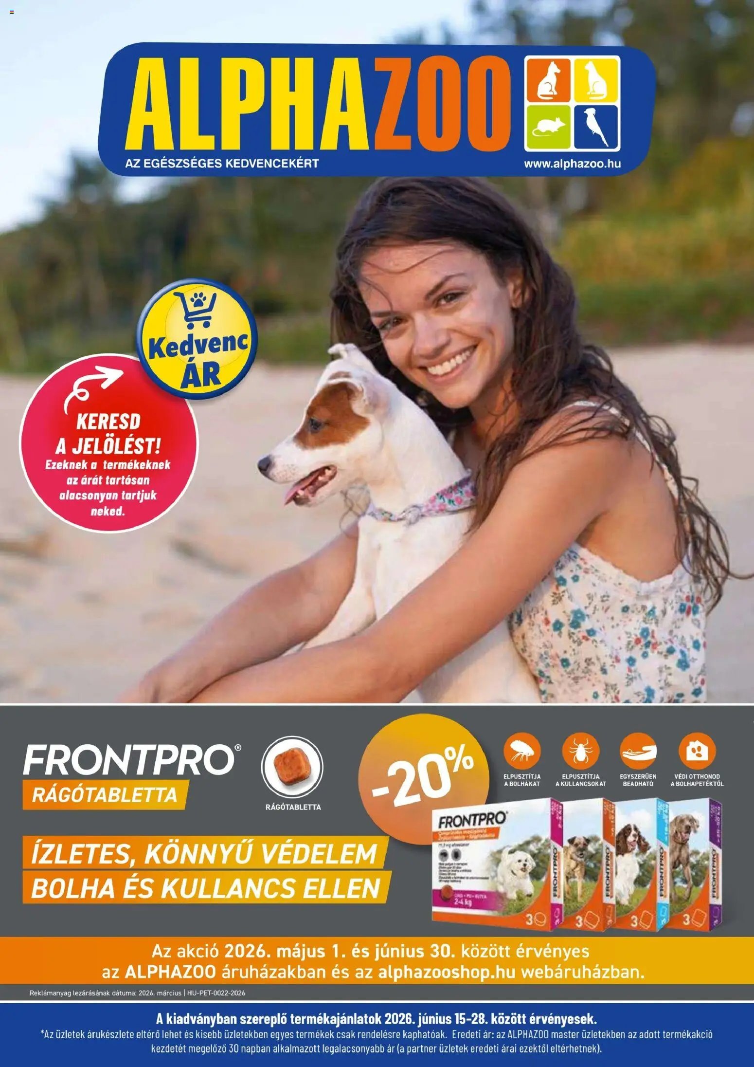 AlphaZoo újság 2026.06.15. AlphaZoo akciós újság