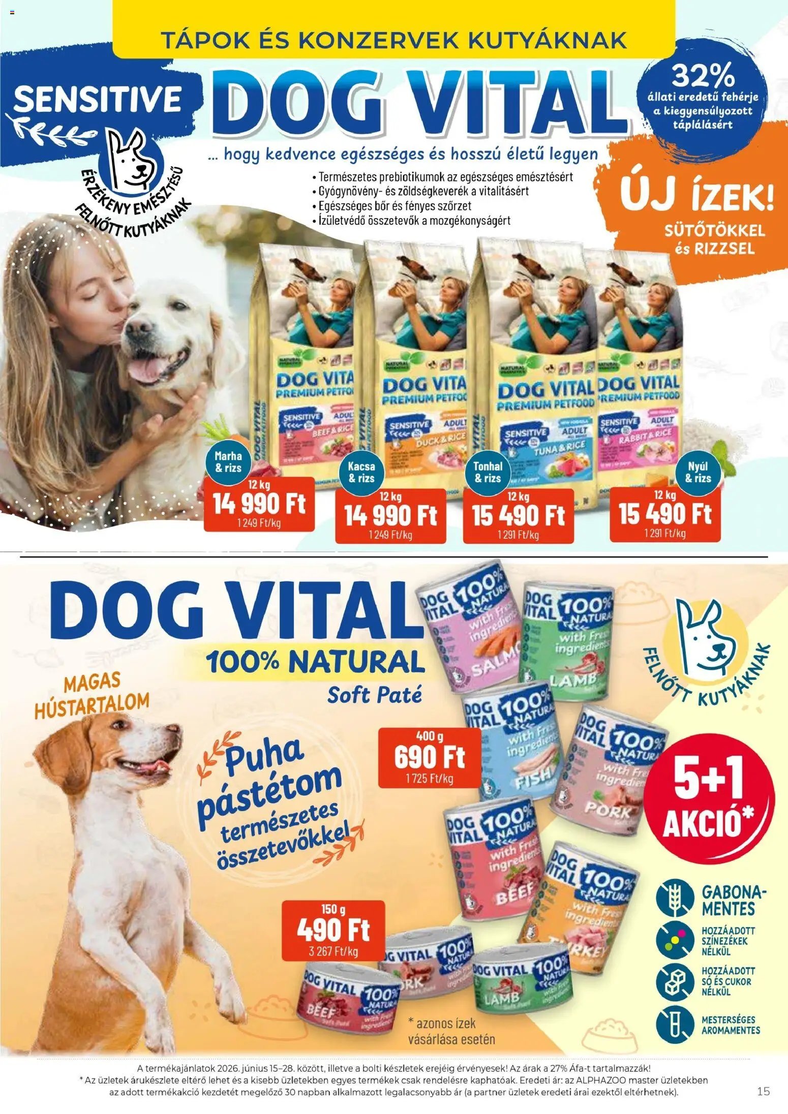 AlphaZoo újság 2026.06.15. AlphaZoo akciós újság