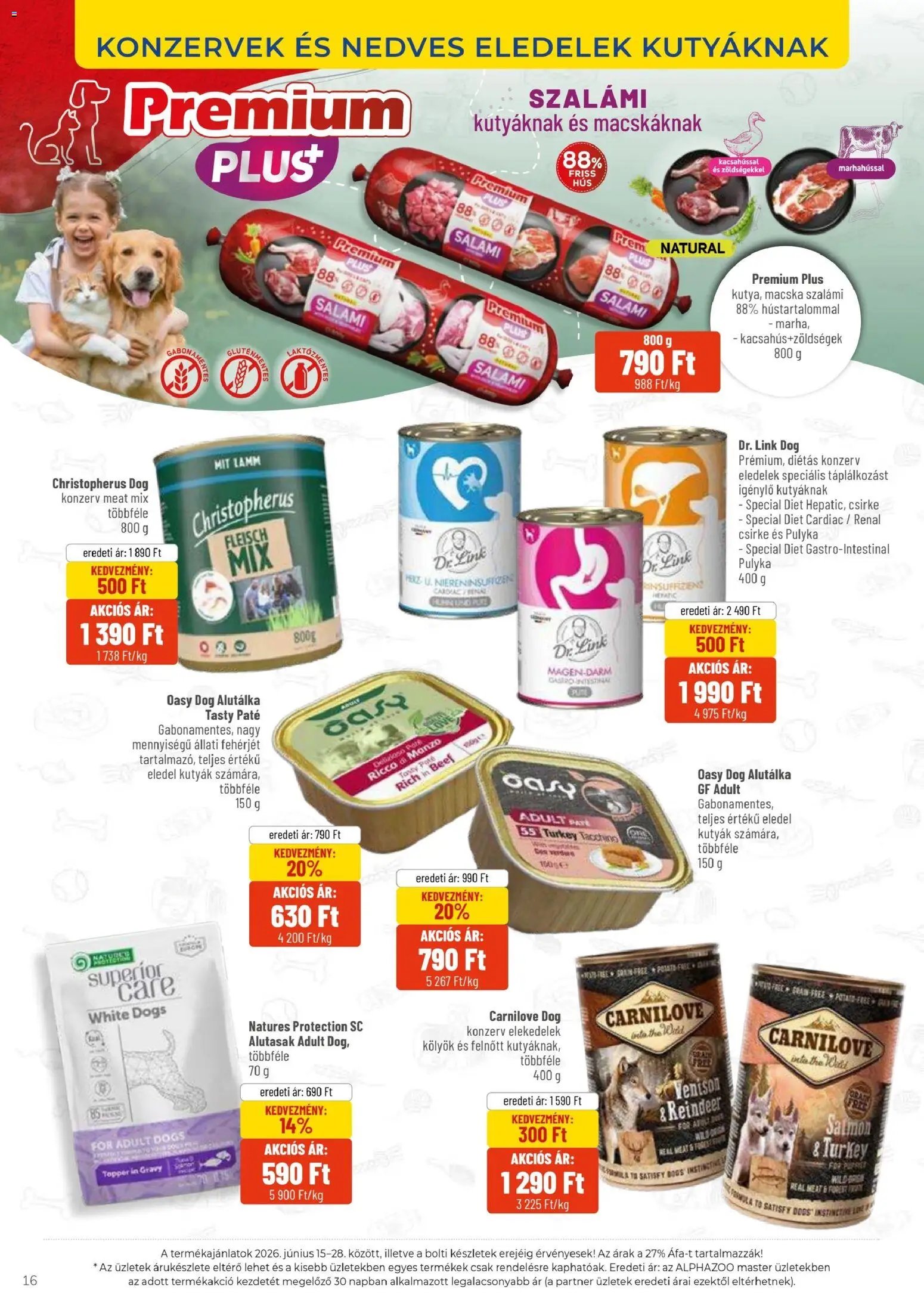 AlphaZoo újság 2026.06.15. AlphaZoo akciós újság