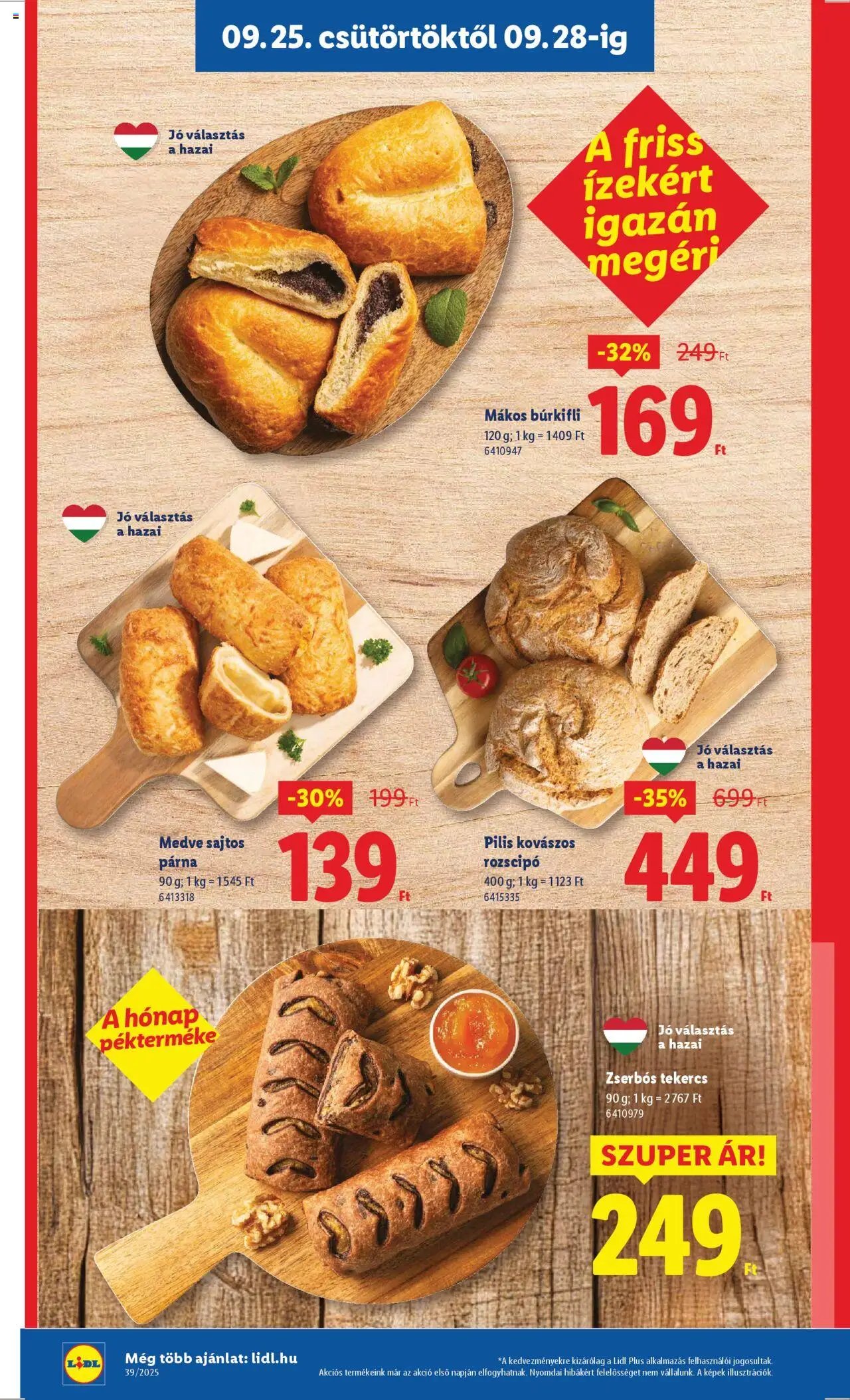 Lidl újság 2025.09.25. Akciós újság Lidl (2025-09-25 - 2025-10-01)