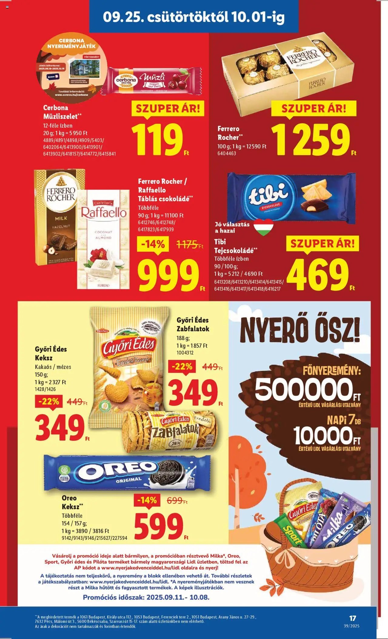 Lidl újság 2025.09.25. Akciós újság Lidl (2025-09-25 - 2025-10-01)