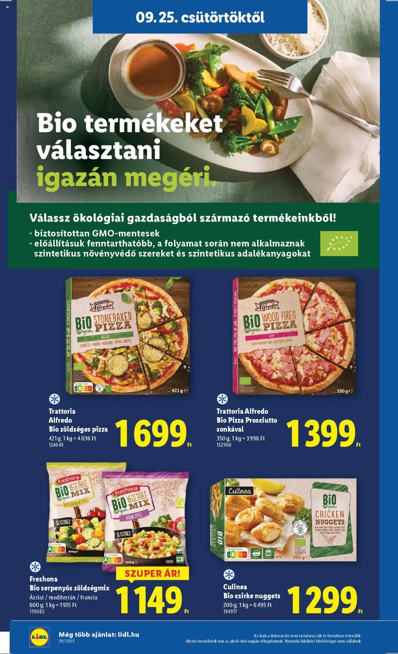 Lidl újság 2025.09.25. Akciós újság Lidl (2025-09-25 - 2025-10-01)
