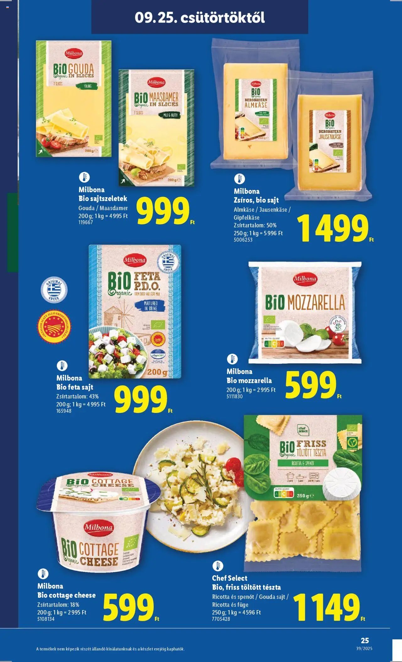Lidl újság 2025.09.25. Akciós újság Lidl (2025-09-25 - 2025-10-01)
