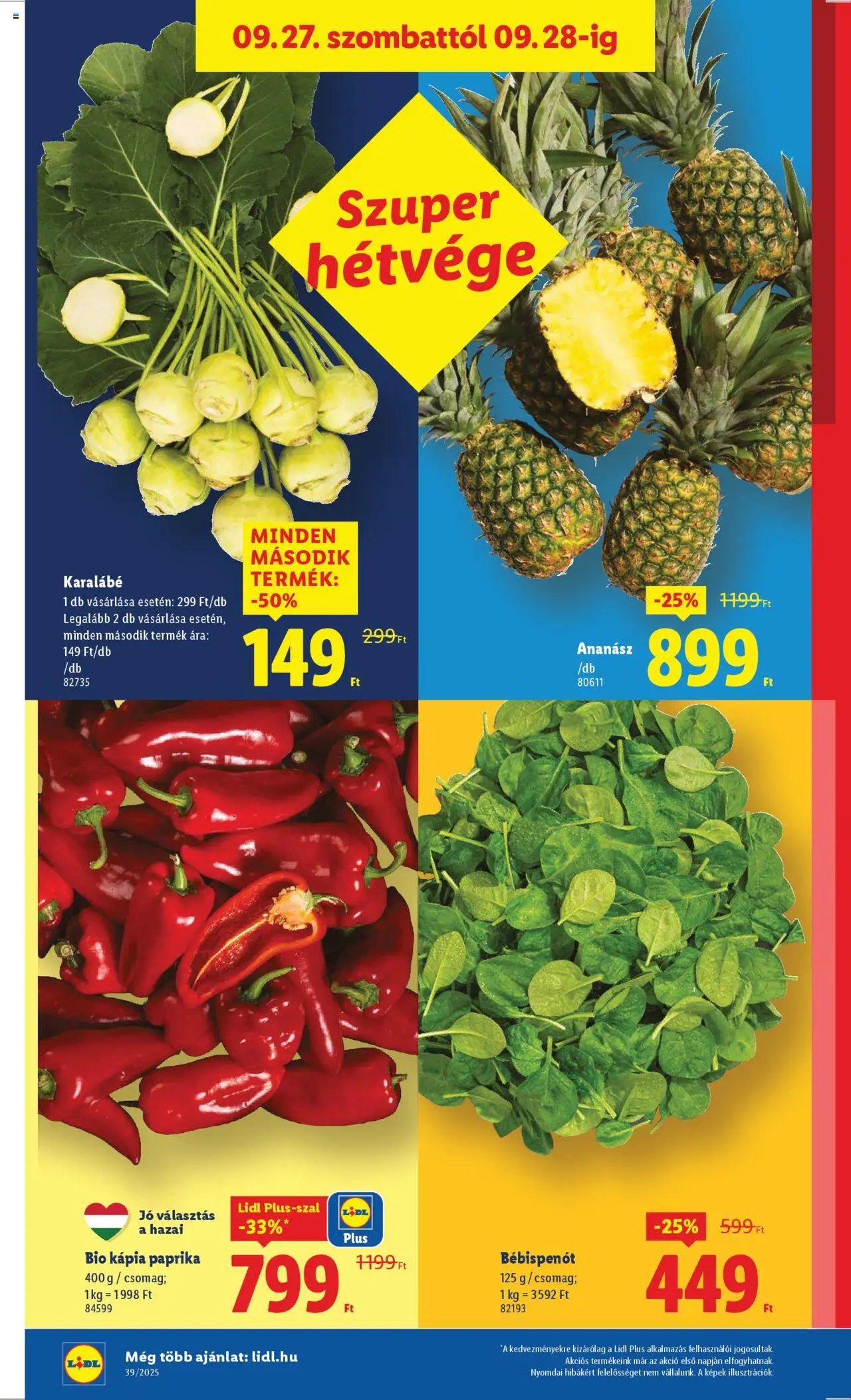 Lidl újság 2025.09.25. Akciós újság Lidl (2025-09-25 - 2025-10-01)