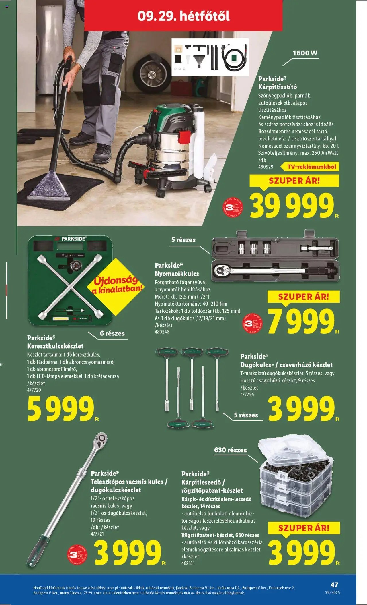 Lidl újság 2025.09.25. Akciós újság Lidl (2025-09-25 - 2025-10-01)