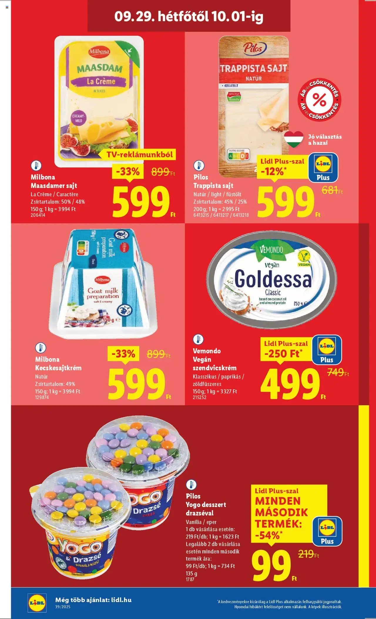 Lidl újság 2025.09.25. Akciós újság Lidl (2025-09-25 - 2025-10-01)