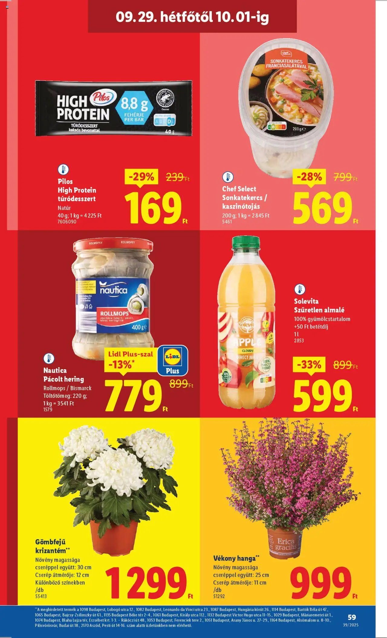 Lidl újság 2025.09.25. Akciós újság Lidl (2025-09-25 - 2025-10-01)