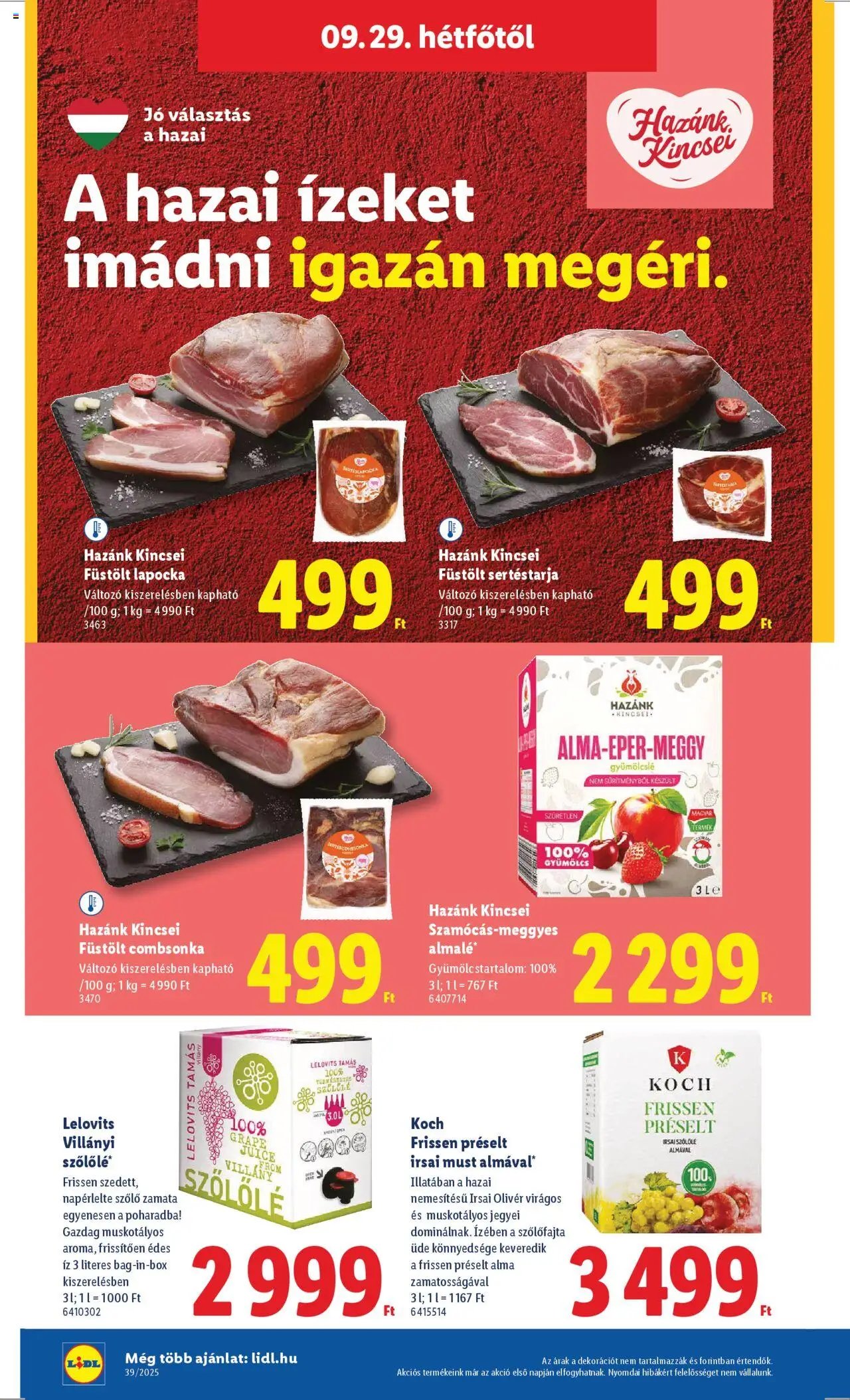 Lidl újság 2025.09.25. Akciós újság Lidl (2025-09-25 - 2025-10-01)