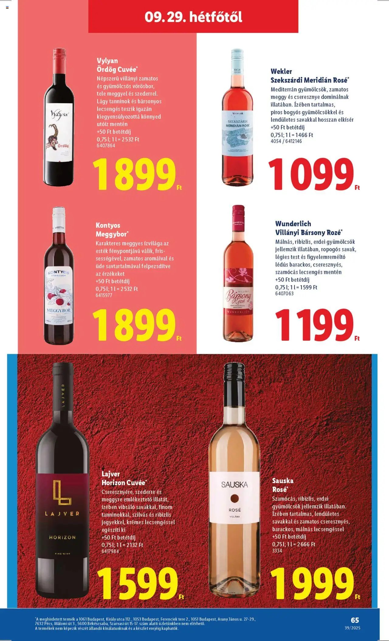 Lidl újság 2025.09.25. Akciós újság Lidl (2025-09-25 - 2025-10-01)