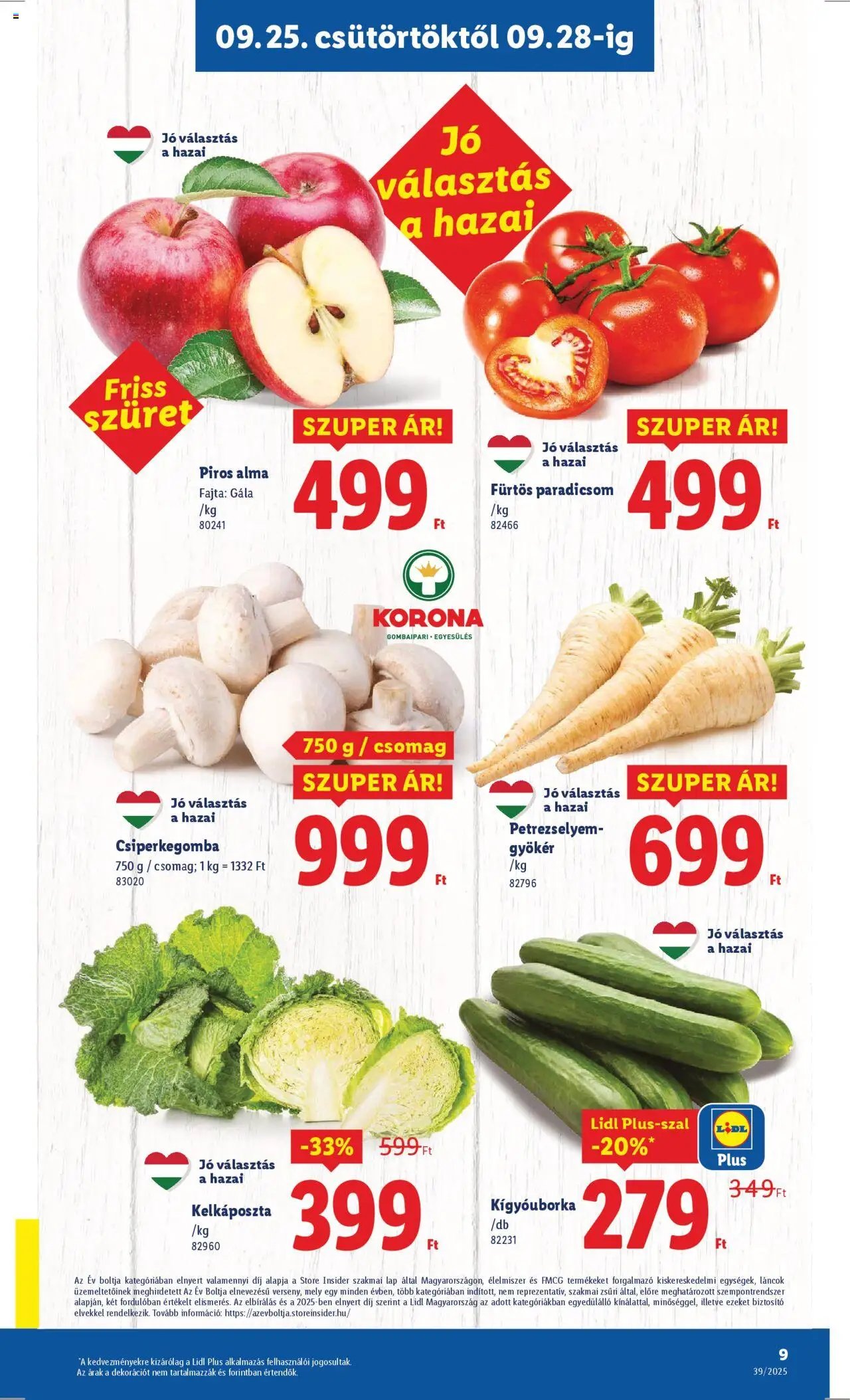 Lidl újság 2025.09.25. Akciós újság Lidl (2025-09-25 - 2025-10-01)