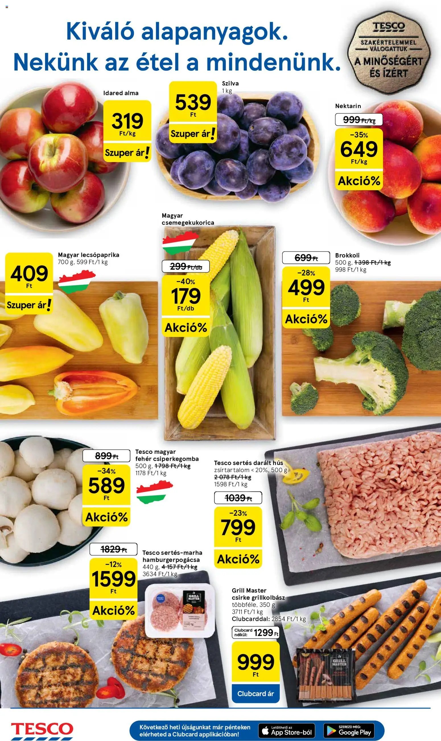 Tesco újság 2026.08.27. Tesco Szupermarket akciós újság