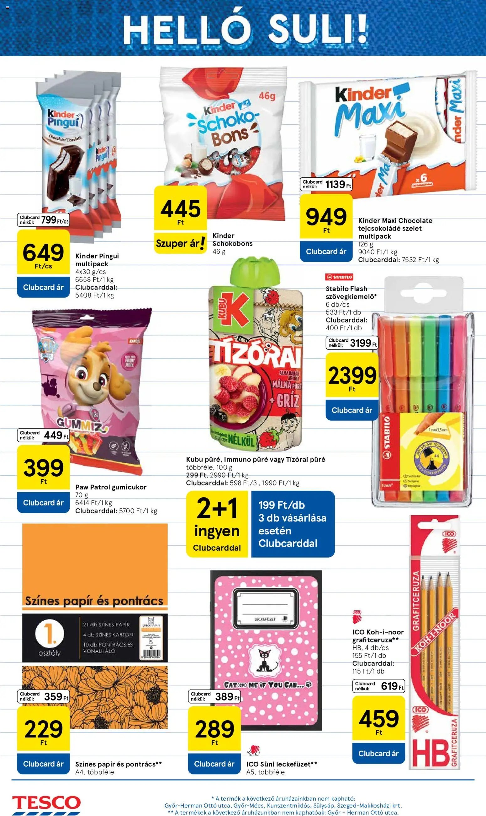Tesco újság 2026.08.27. Tesco Szupermarket akciós újság