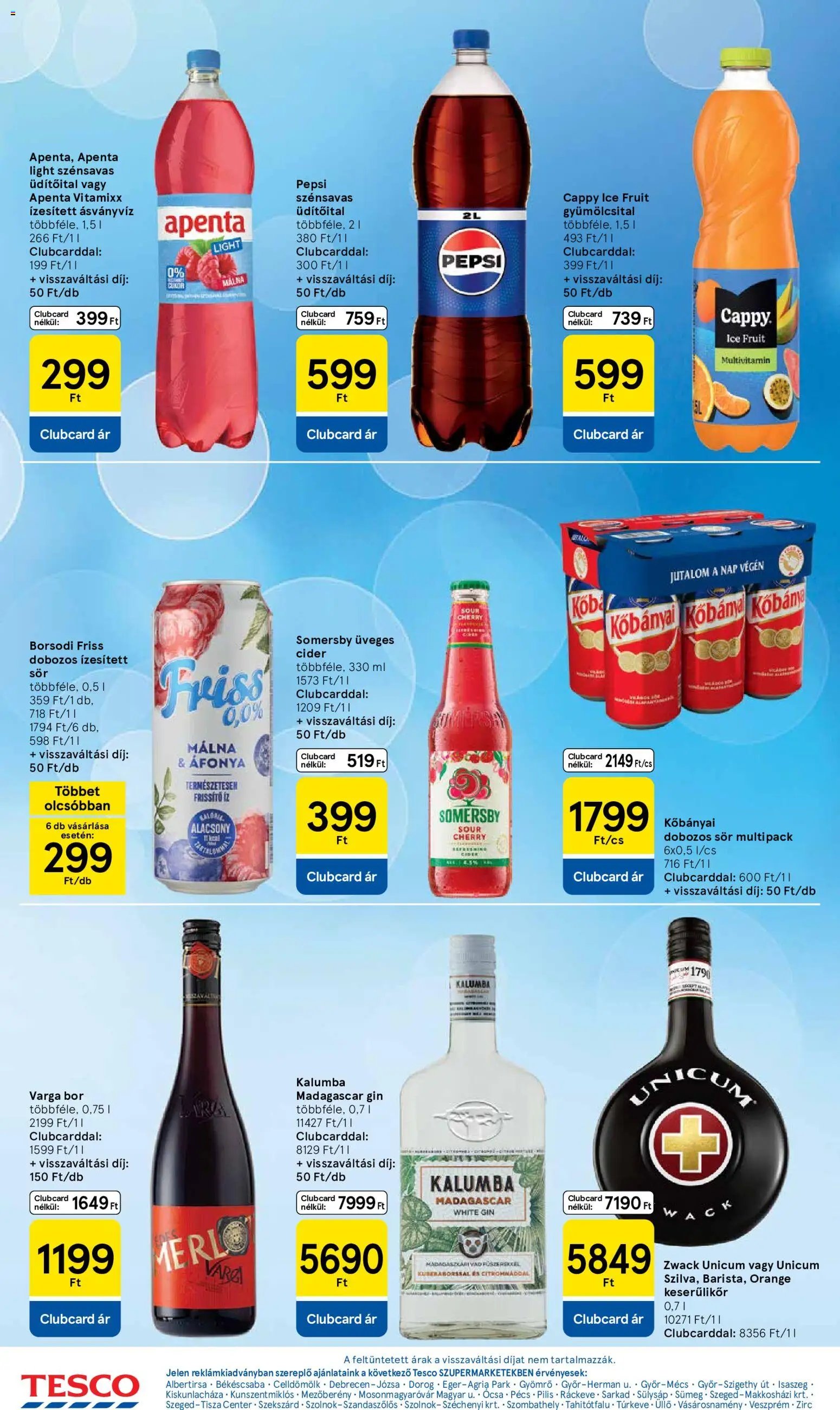 Tesco újság 2026.08.27. Tesco Szupermarket akciós újság