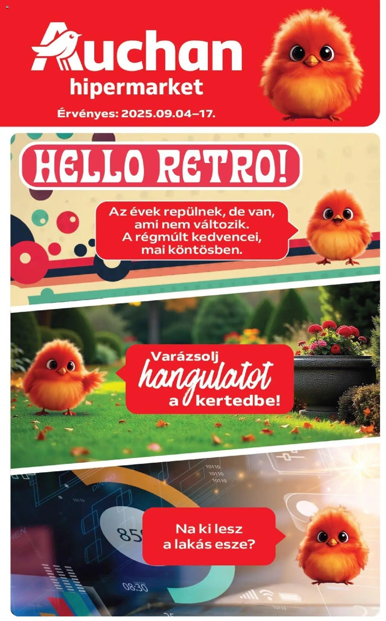 Auchan újság 2025.09.04. Retro ajánlataink (2025-09-04 - 2025-09-17)