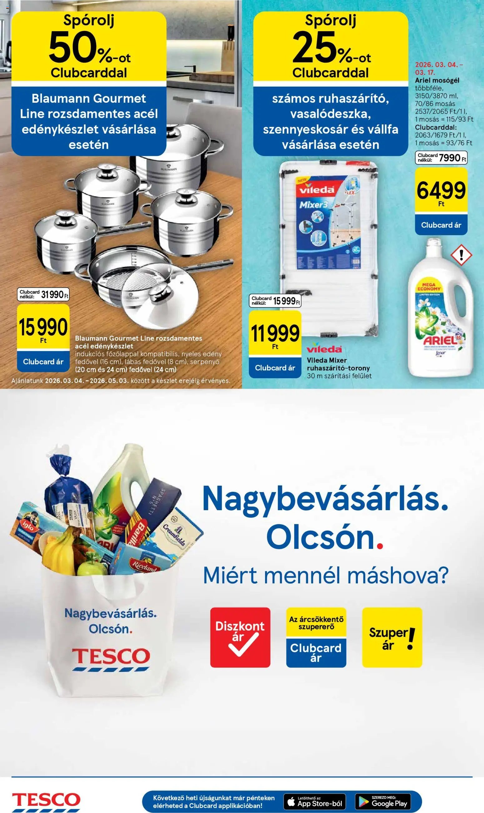 Tesco újság 2026.03.12. Tesco aktuális akciós újság (2026-03-12 - 2026-03-18)