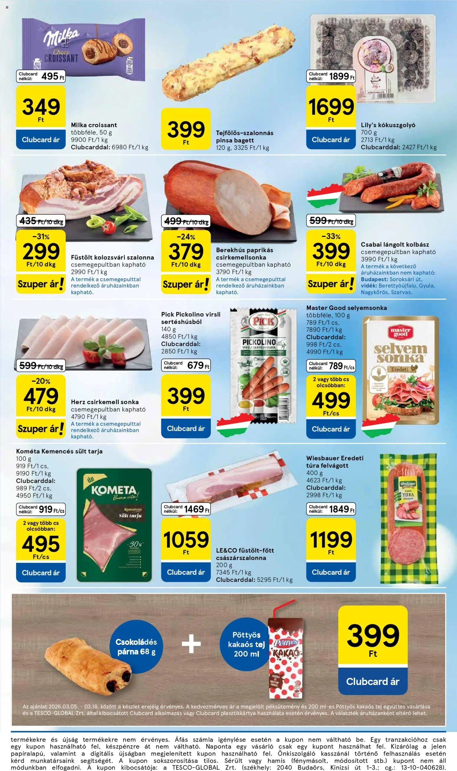 Tesco újság 2026.03.12. Tesco aktuális akciós újság (2026-03-12 - 2026-03-18)