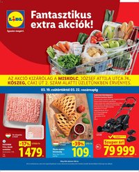 Lidl újság 2026.03.19. Lidl Miskolc, Kőszeg (2026-03-19 - 2026-03-22)