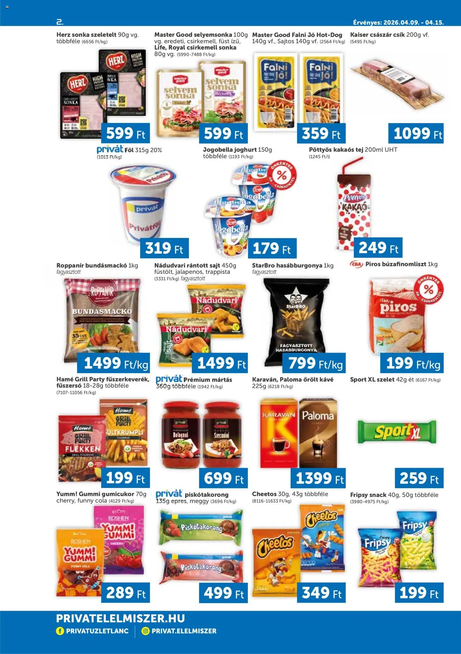 PRIVÁT újság 2026.04.09. PRIVÁT Déli vármegyék (2026-04-09 - 2026-04-15)