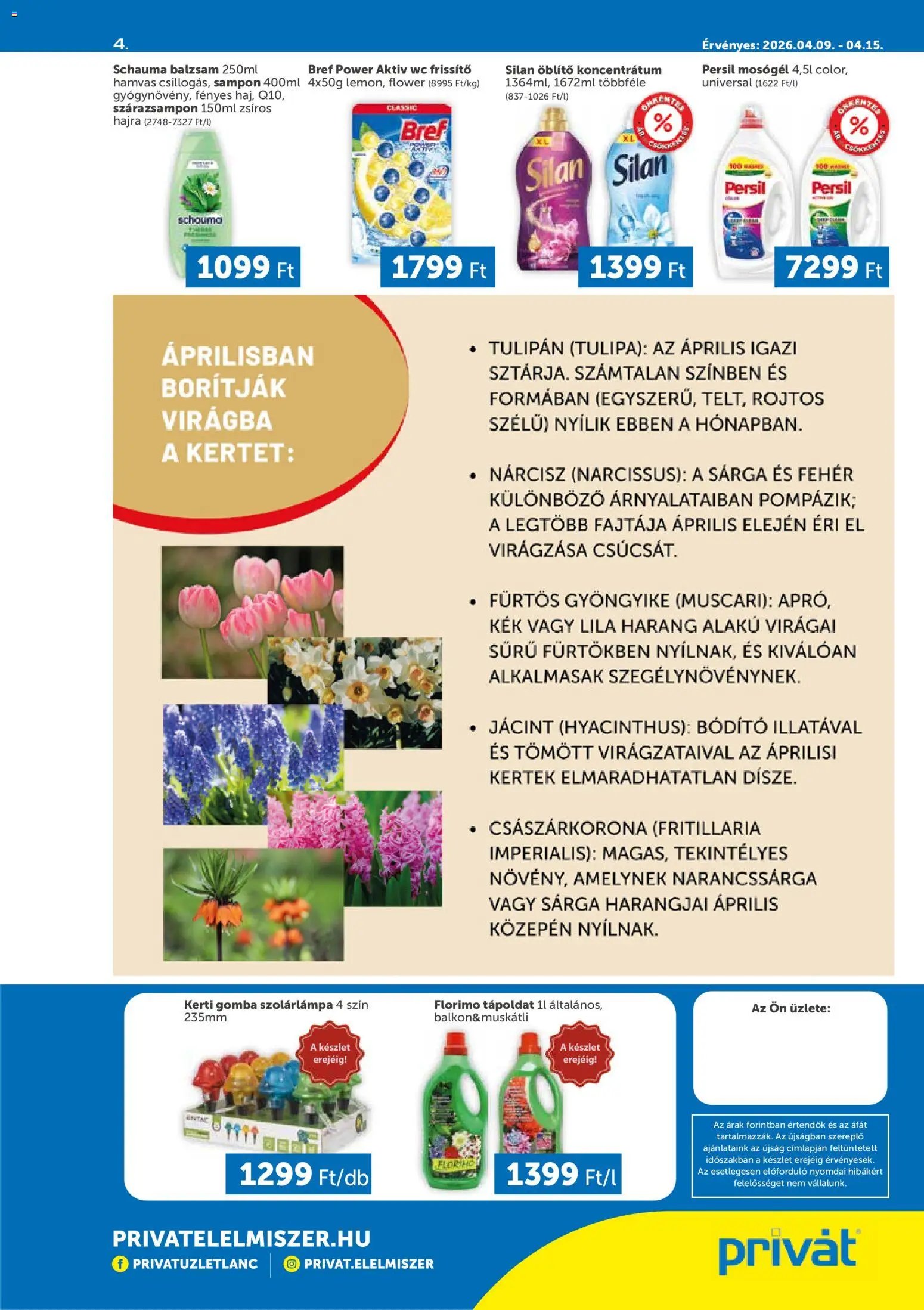 PRIVÁT újság 2026.04.09. PRIVÁT Déli vármegyék (2026-04-09 - 2026-04-15)