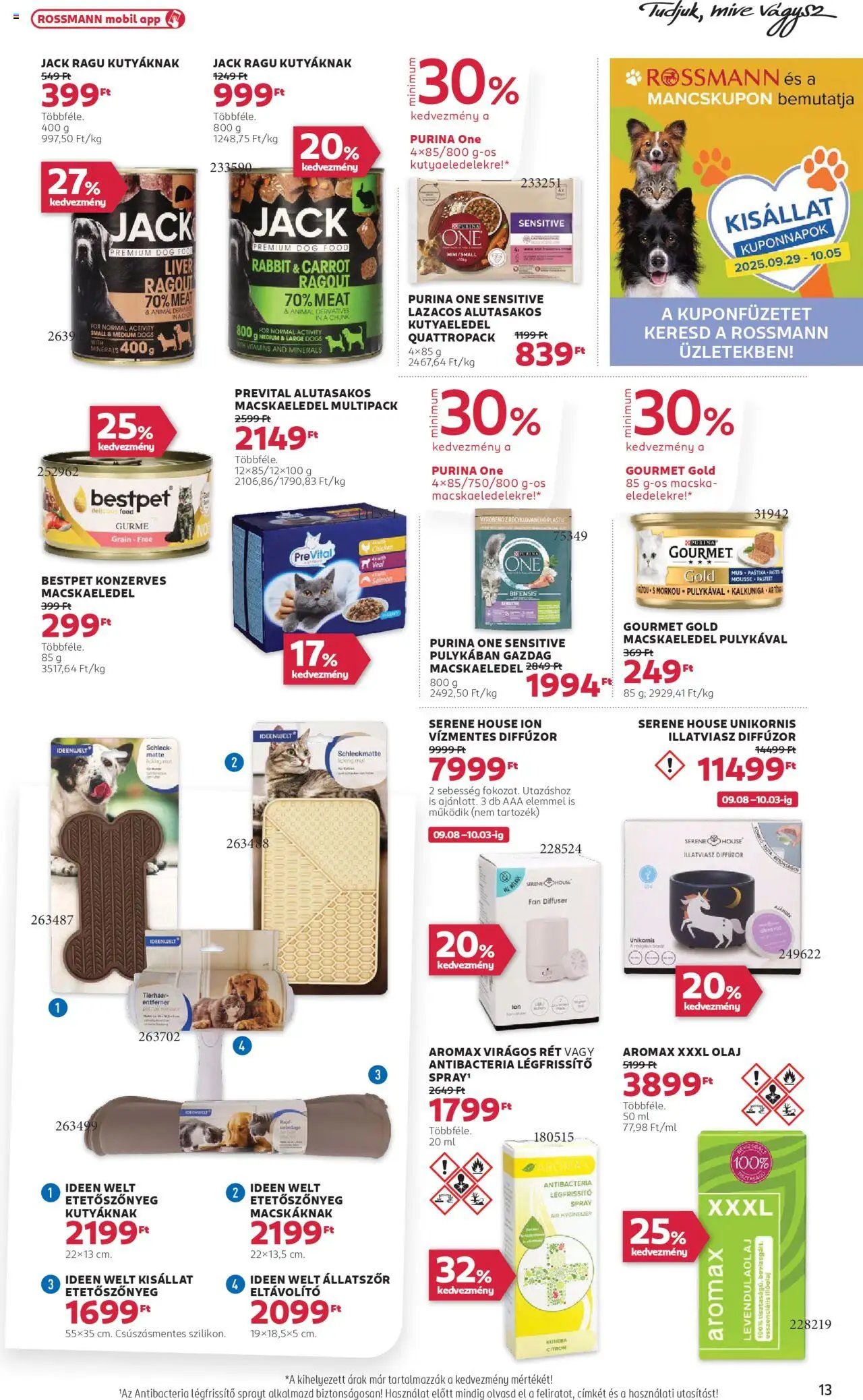 Rossmann újság 2025.09.22. Akciós újság Rossmann (2025-09-22 - 2025-10-03)