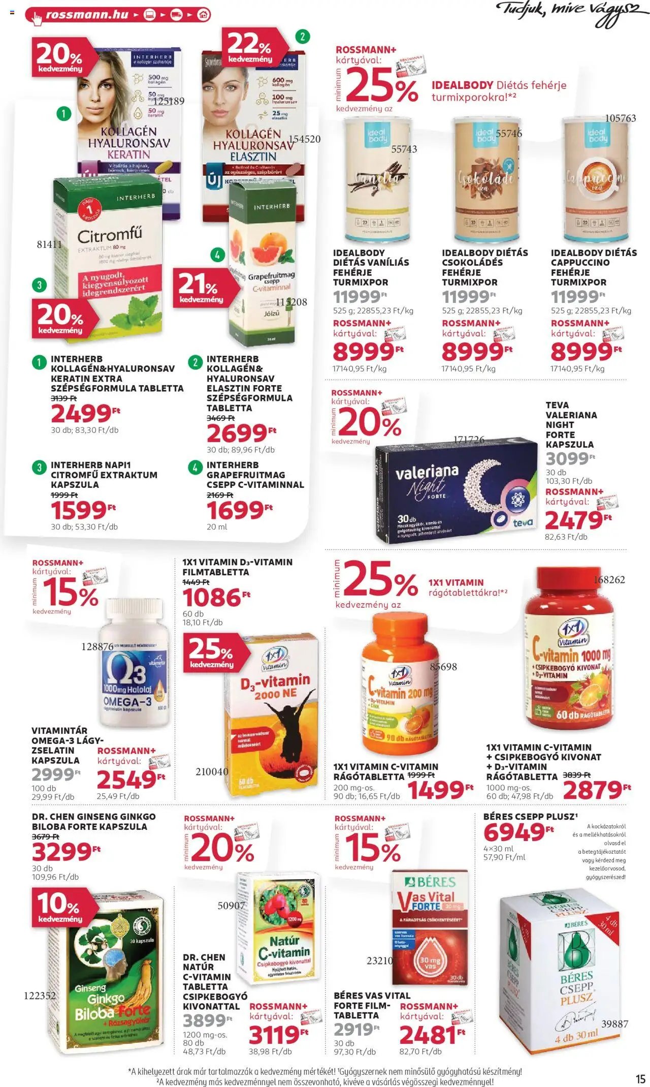 Rossmann újság 2025.09.22. Akciós újság Rossmann (2025-09-22 - 2025-10-03)