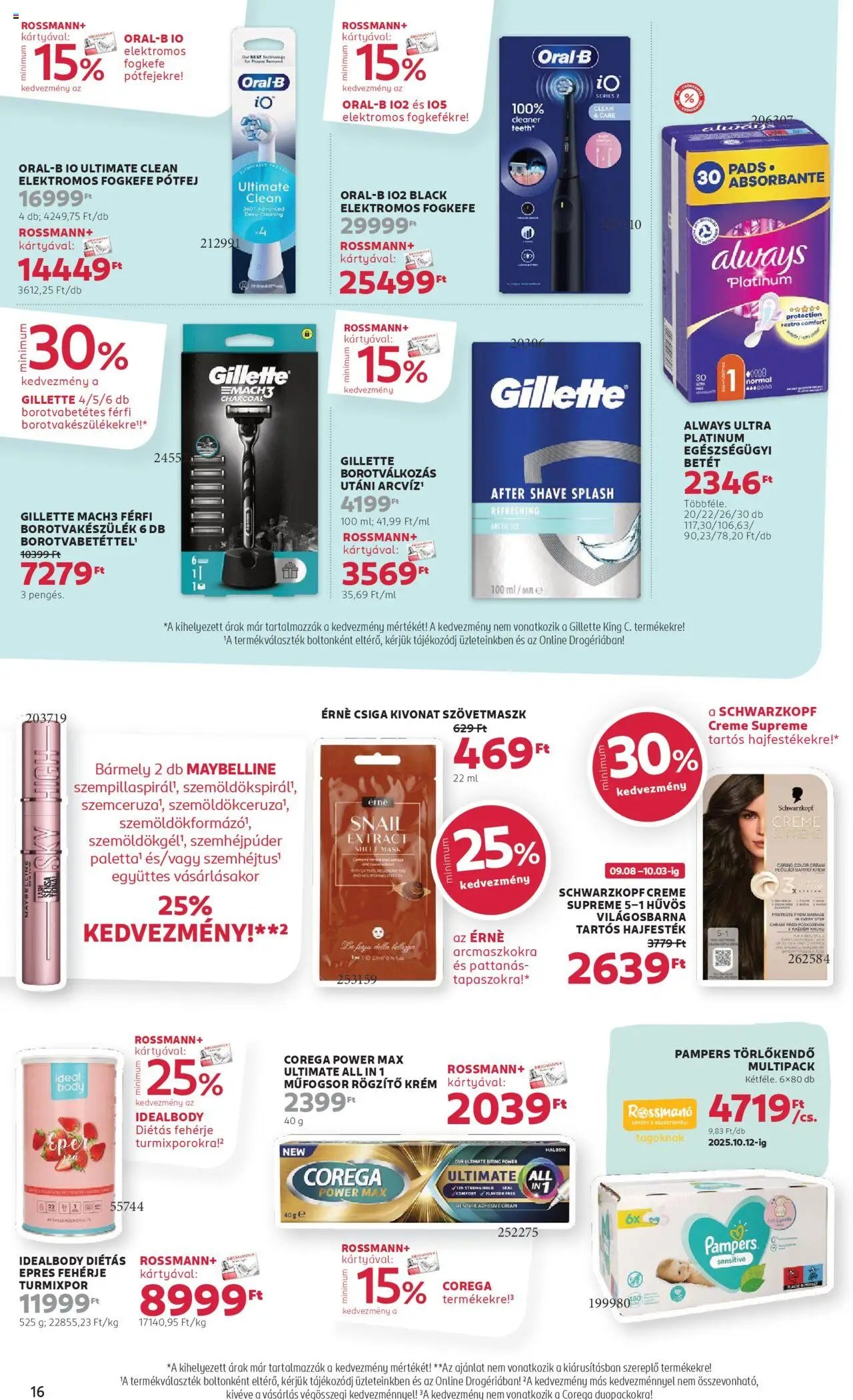Rossmann újság 2025.09.22. Akciós újság Rossmann (2025-09-22 - 2025-10-03)