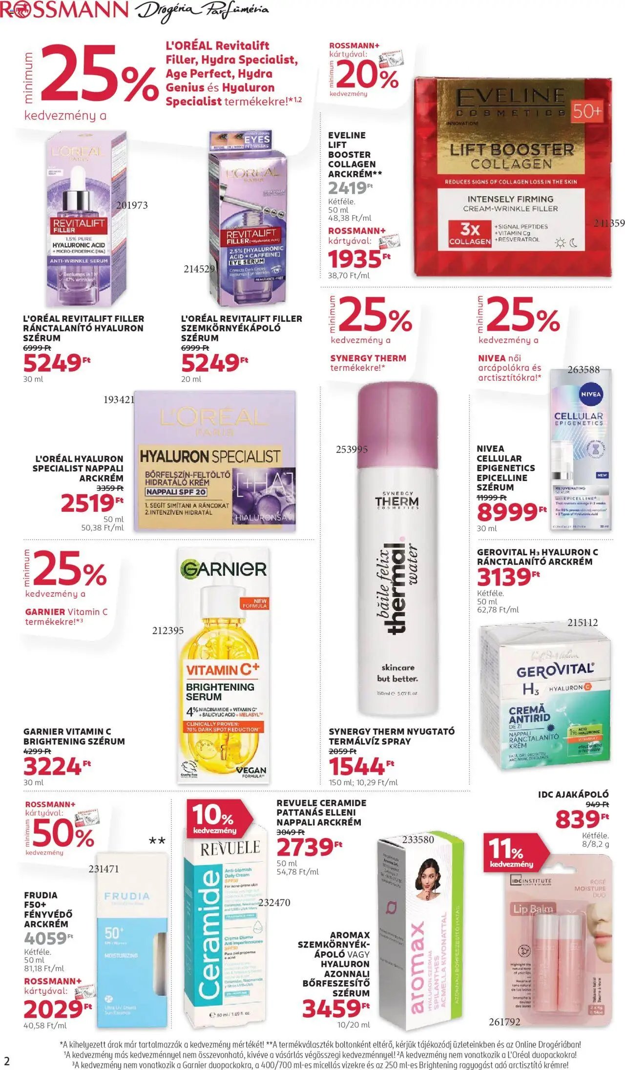Rossmann újság 2025.09.22. Akciós újság Rossmann (2025-09-22 - 2025-10-03)