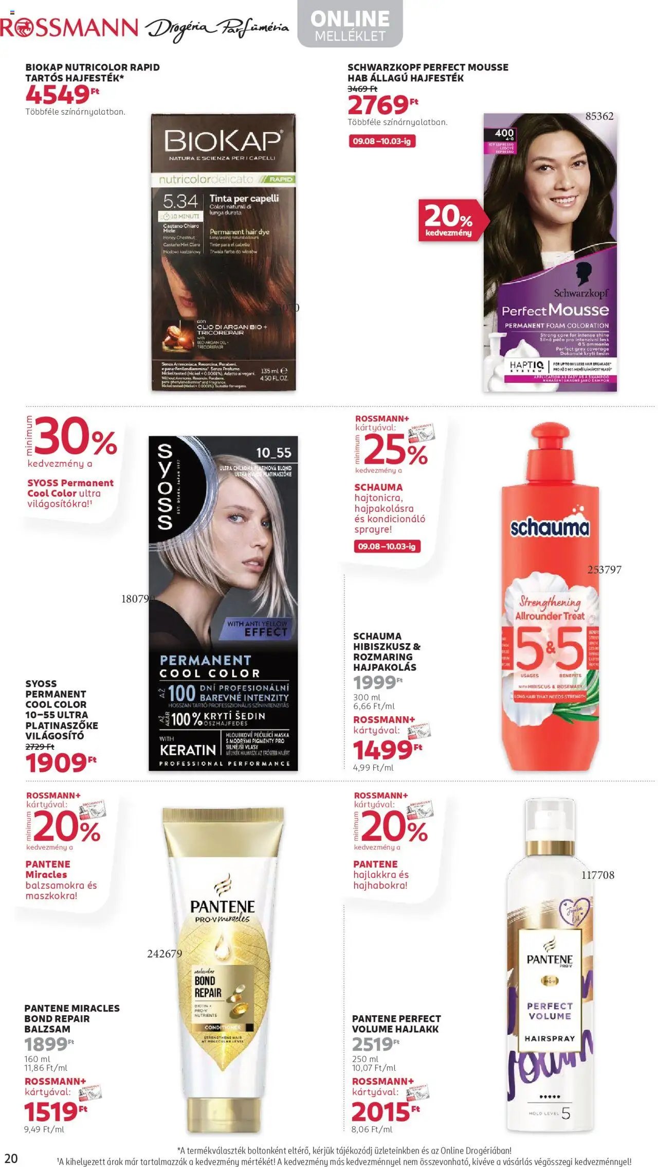 Rossmann újság 2025.09.22. Akciós újság Rossmann (2025-09-22 - 2025-10-03)