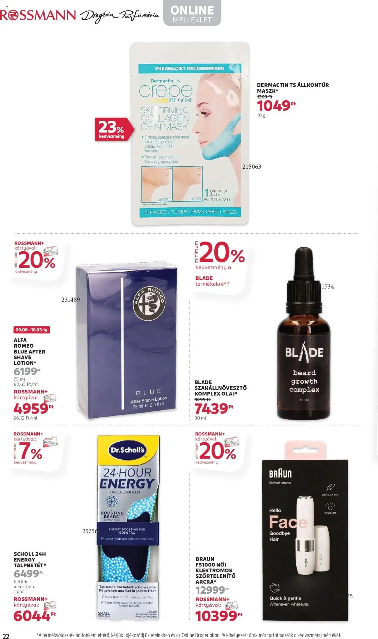 Rossmann újság 2025.09.22. Akciós újság Rossmann (2025-09-22 - 2025-10-03)
