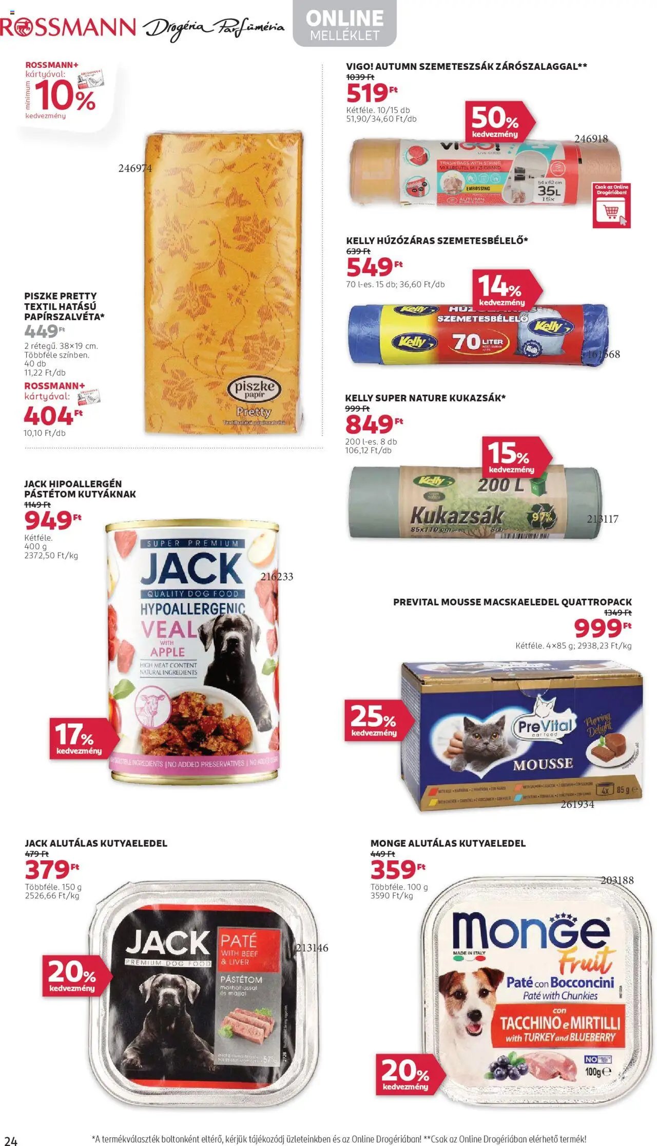 Rossmann újság 2025.09.22. Akciós újság Rossmann (2025-09-22 - 2025-10-03)