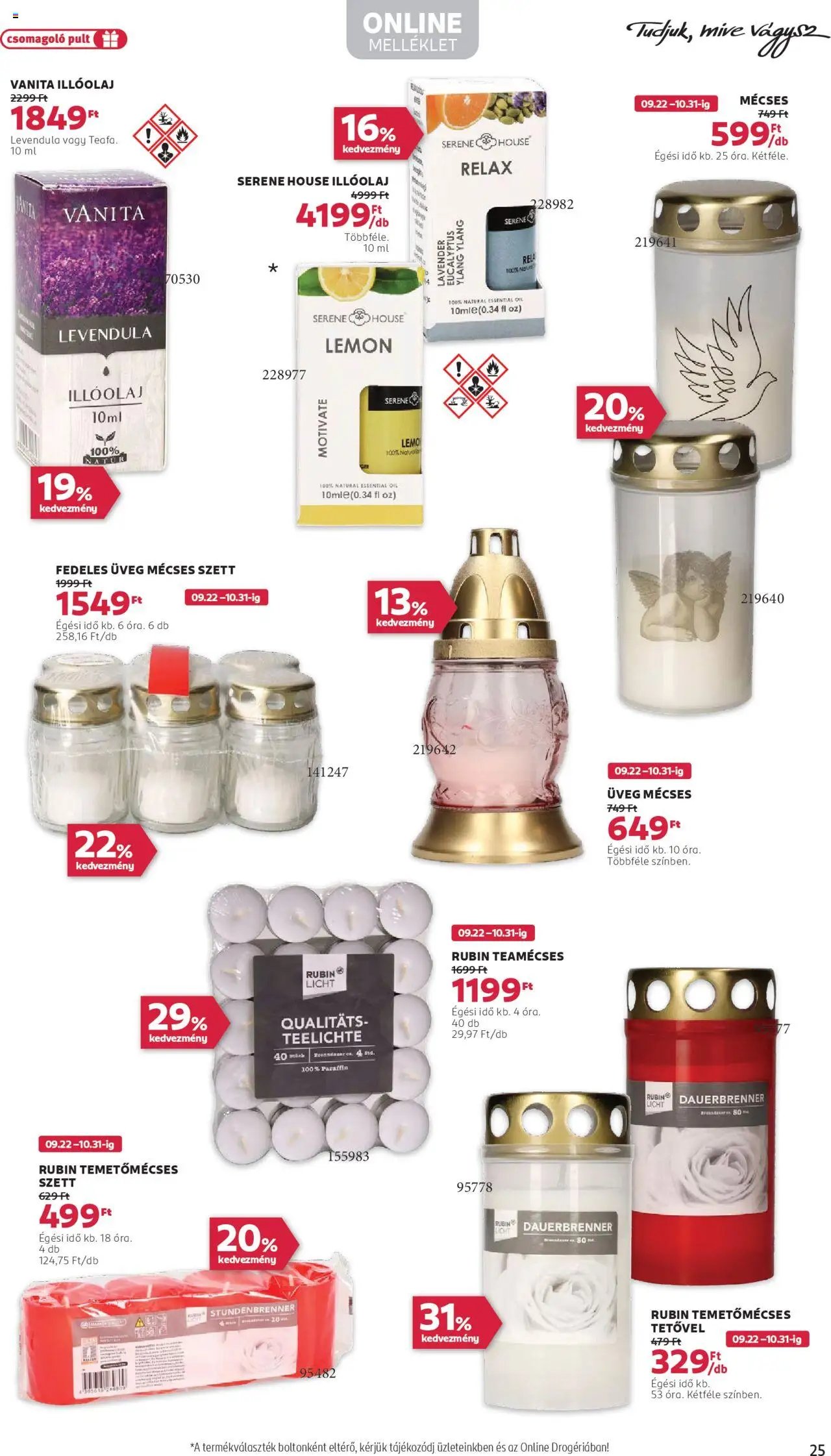 Rossmann újság 2025.09.22. Akciós újság Rossmann (2025-09-22 - 2025-10-03)