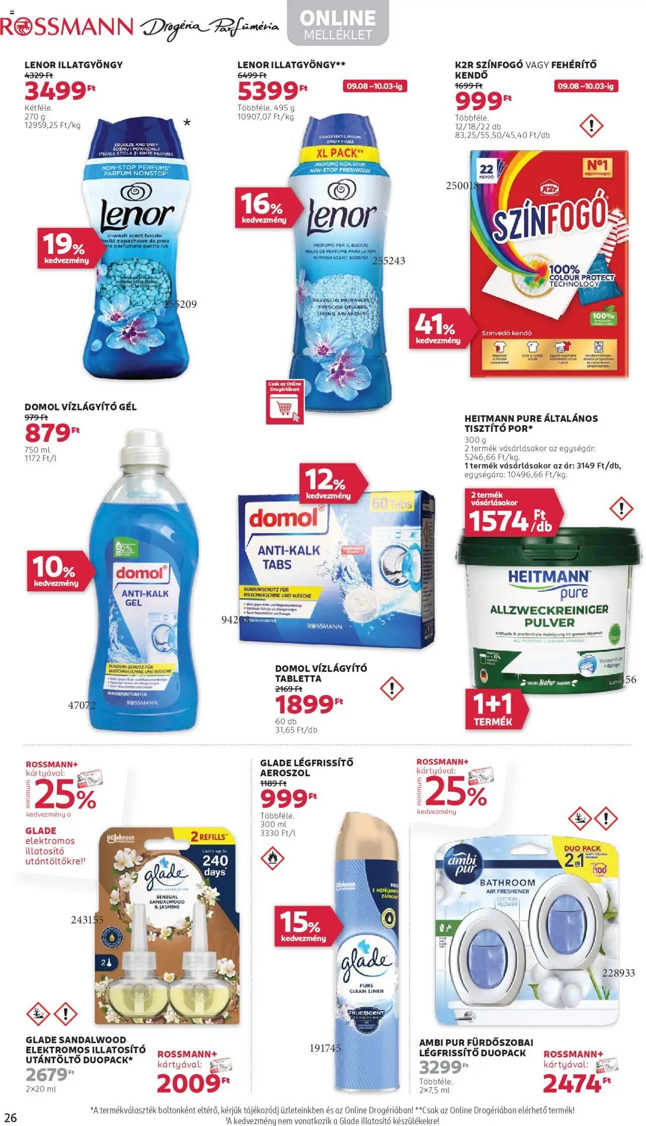 Rossmann újság 2025.09.22. Akciós újság Rossmann (2025-09-22 - 2025-10-03)