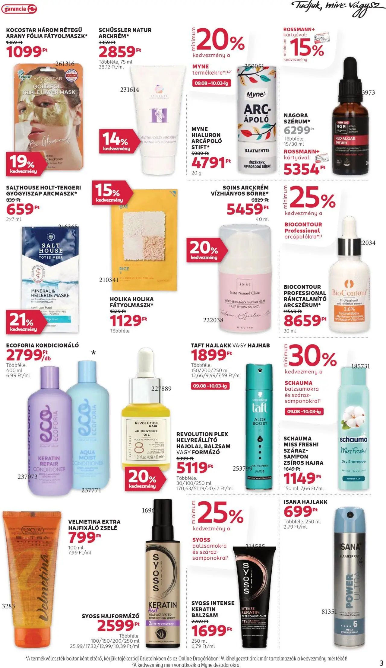 Rossmann újság 2025.09.22. Akciós újság Rossmann (2025-09-22 - 2025-10-03)
