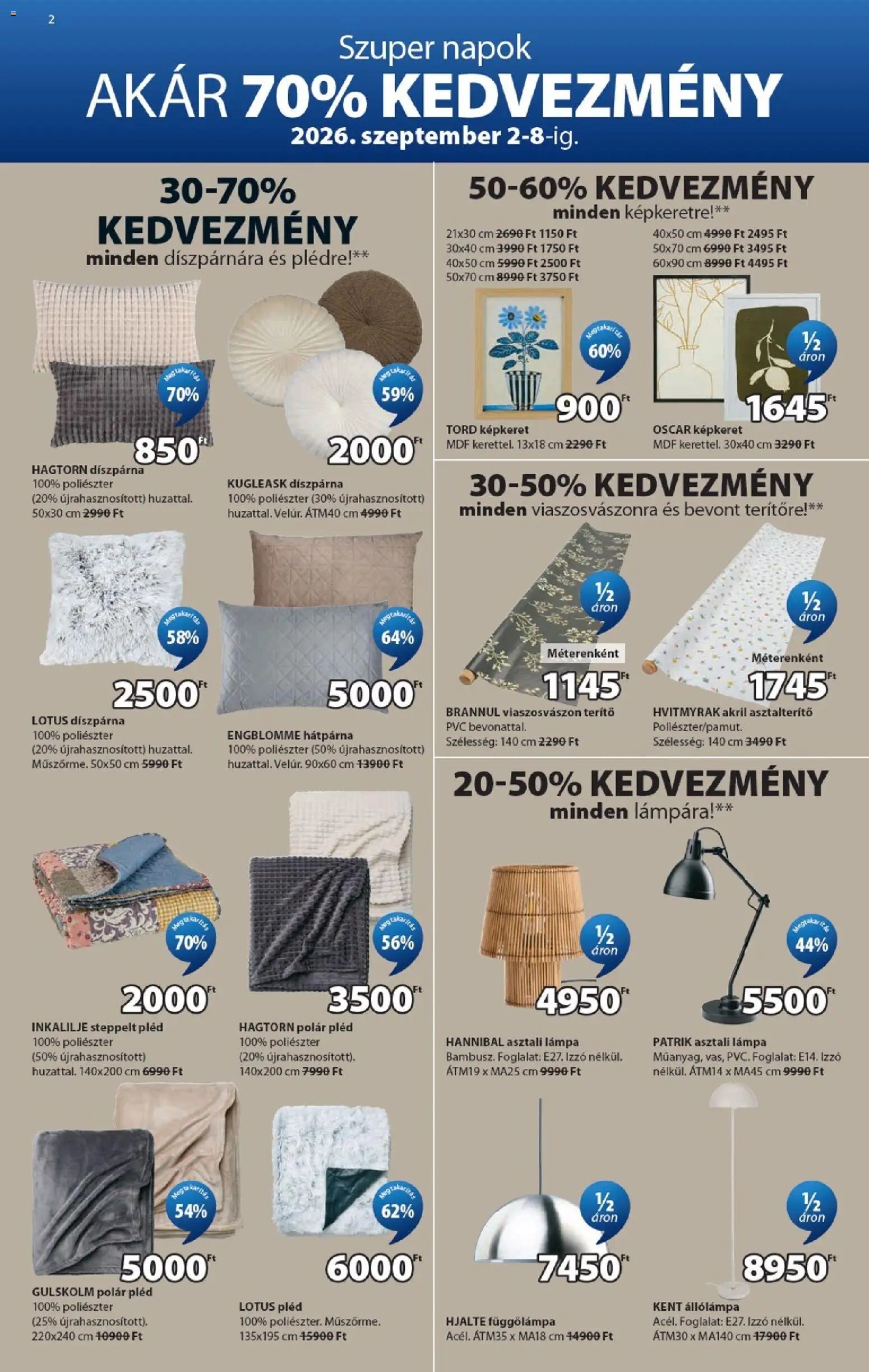 JYSK újság 2026.09.02. JYSK akciós újság
