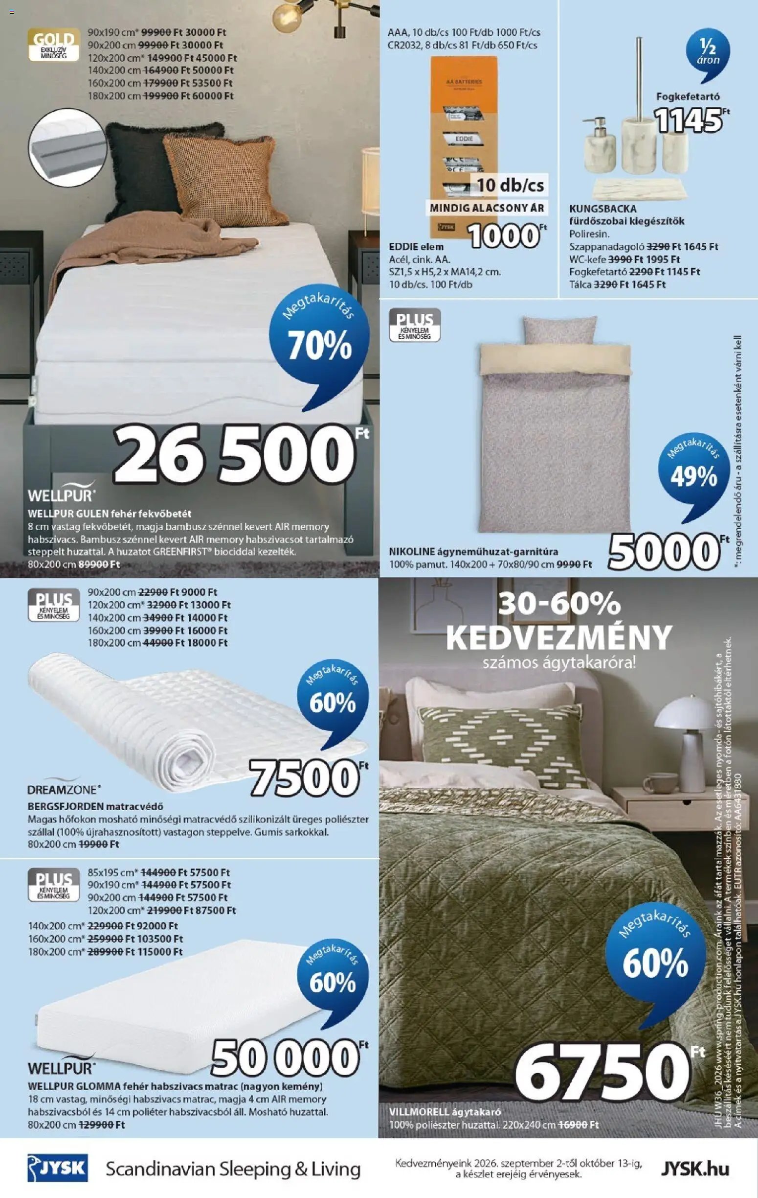 JYSK újság 2026.09.02. JYSK akciós újság