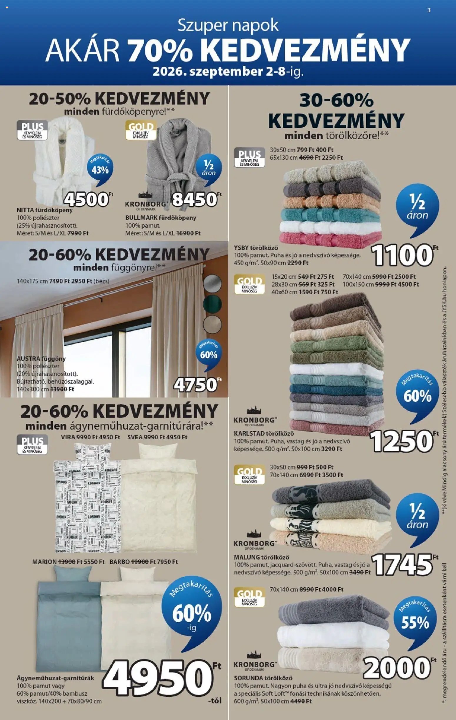 JYSK újság 2026.09.02. JYSK akciós újság
