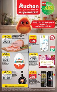 Auchan újság 2026.03.05. Auchan Szupermarket akciós újság (2026-03-05 - 2026-03-11)