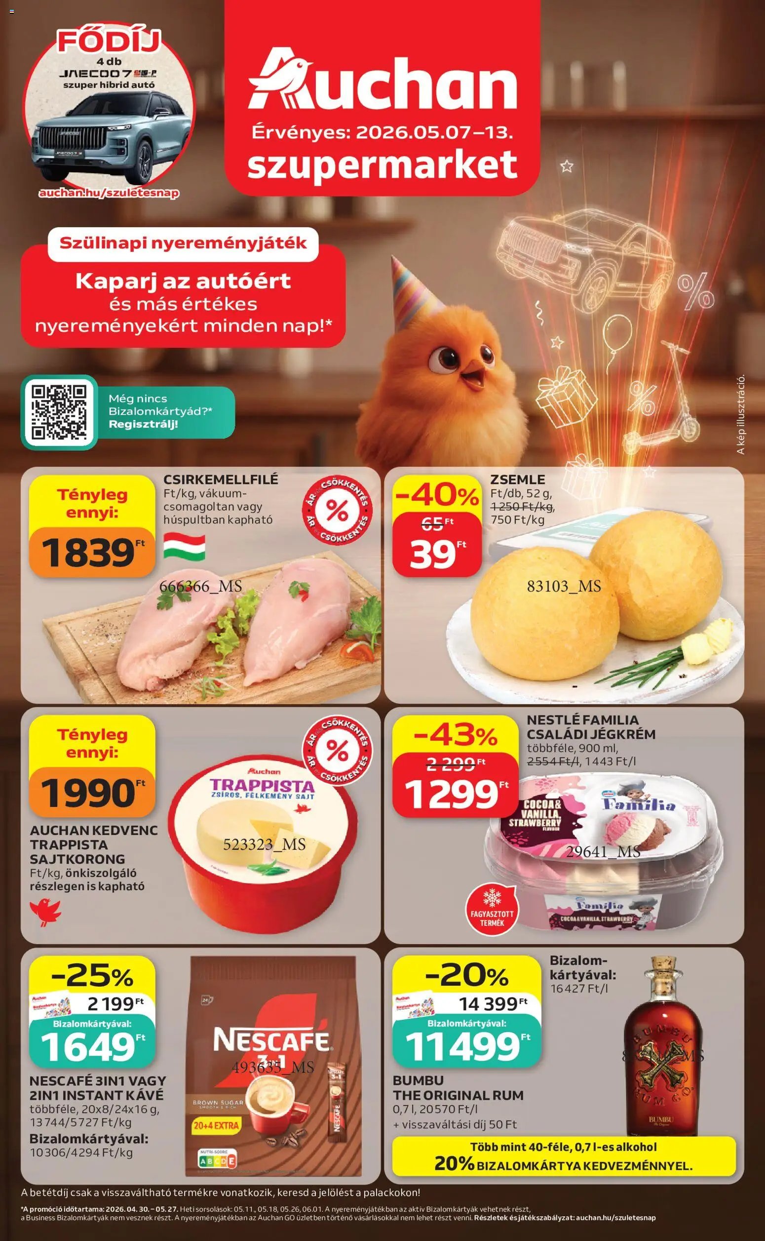 Auchan újság 2026.05.07. Auchan Szupermarket akciós újság (2026-05-07 - 2026-05-13)