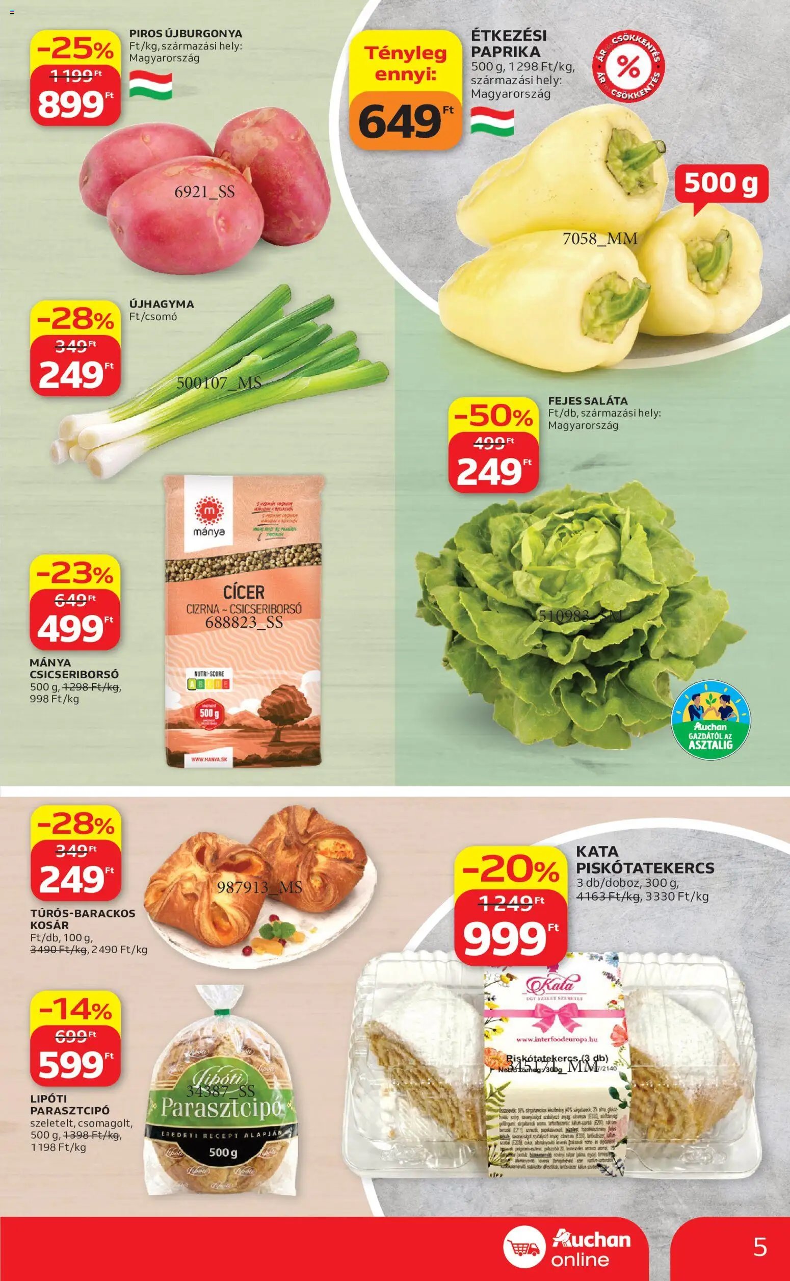Auchan újság 2026.05.07. Auchan Szupermarket akciós újság (2026-05-07 - 2026-05-13)