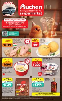Auchan újság 2026.05.07. Auchan Szupermarket akciós újság (2026-05-07 - 2026-05-13)