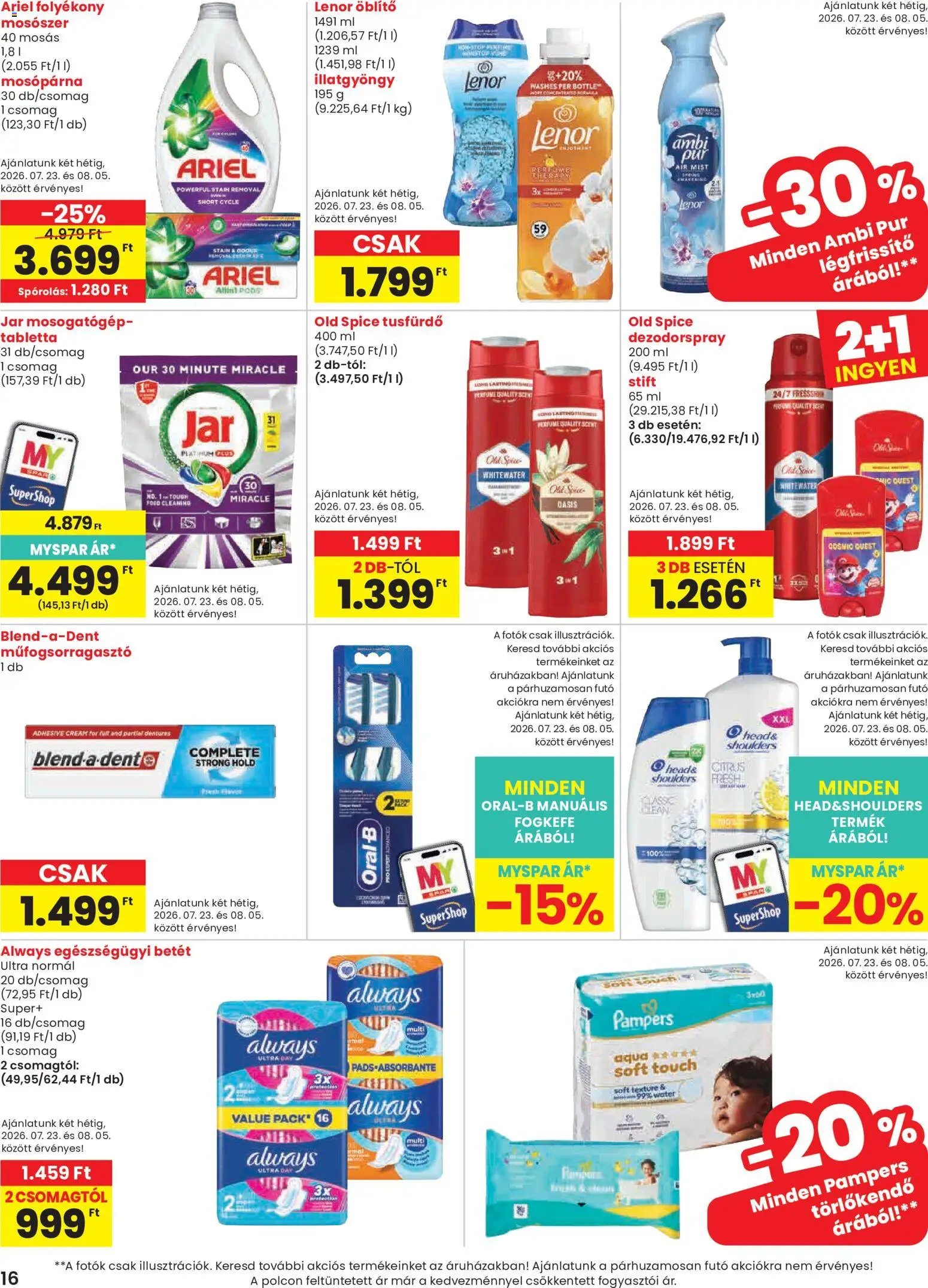 Spar újság 2026.07.23. Spar akciós újság